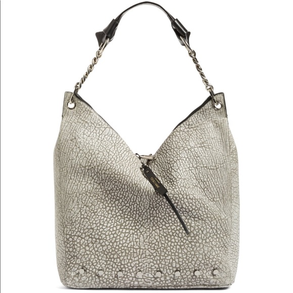 SOLD Jimmy Choo Washed Grainy Studded Raven Bag - Picture 8 of 8